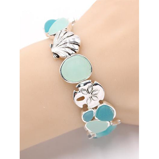 Sea Life Stretch Bracelet -- Choice of Color - BFF Here