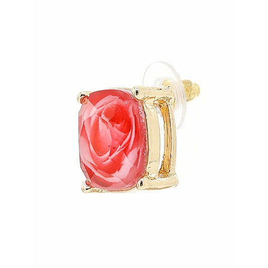 Rosebud Stud Earrings -- Light Pink - BFF Here