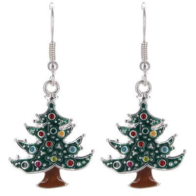 Christmas Tree Earrings - BFF Here