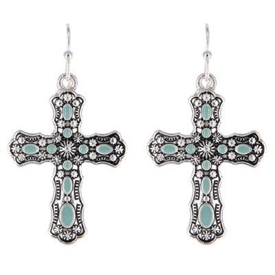 Navajo Cross Earrings - BFF Here