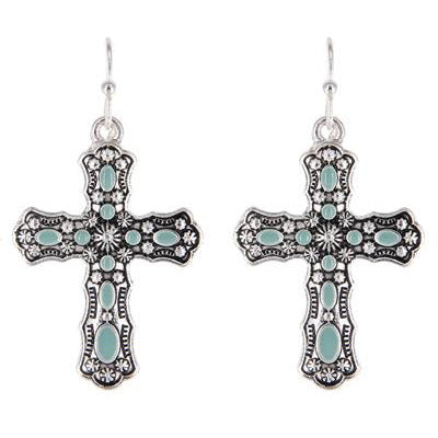 Navajo Cross Earrings - BFF Here