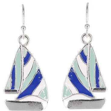 Sailboat Earrings - BFF Here