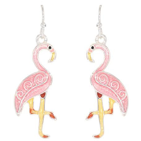 Pinky Flamingo Earrings - BFF Here