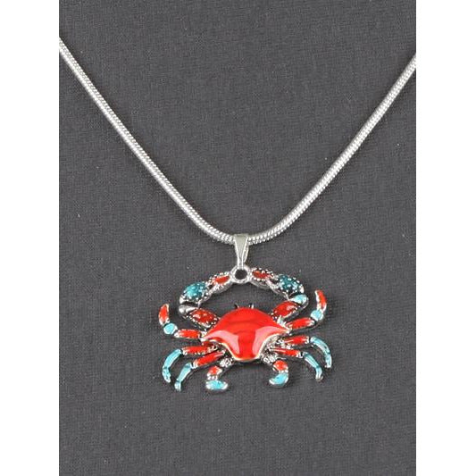 Crab Necklace and Earring Set - BFF Here