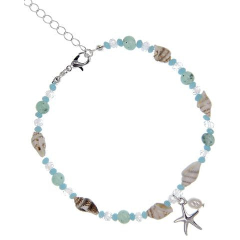 Sea Glass Anklet -- Choice of Style - BFF Here