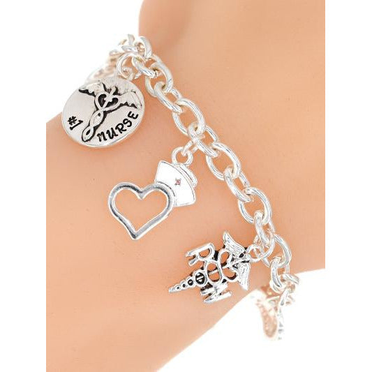 Nurse Charm Bracelet - BFF Here