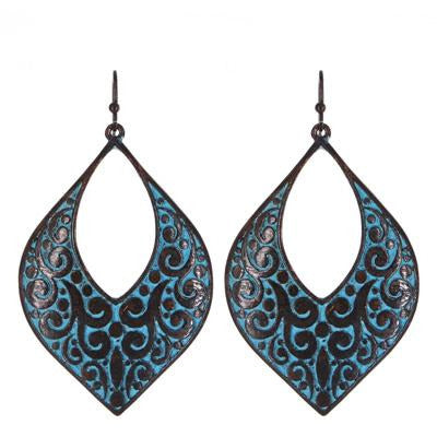 Filigree Earrings -- Choice of Color - BFF Here