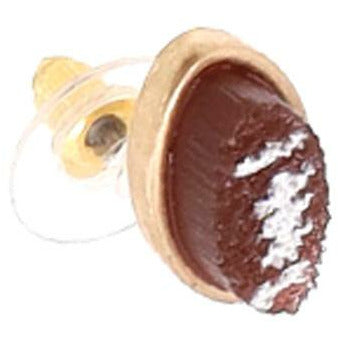 Football Druzy Earrings - BFF Here