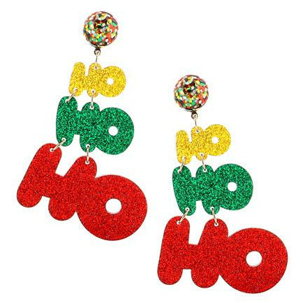 Ho Ho Ho Earrings - BFF Here