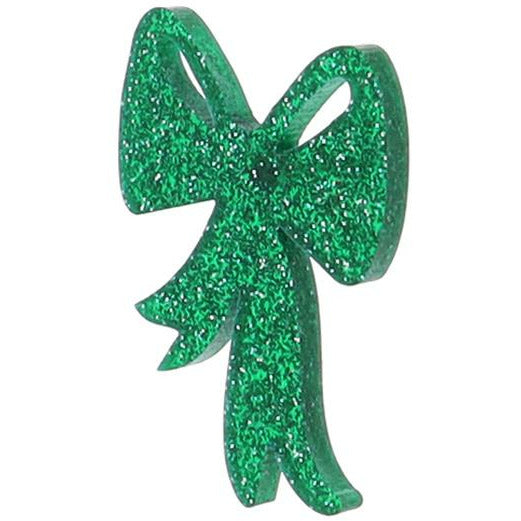 Christmas Bow Earrings -- Choice of Color - BFF Here