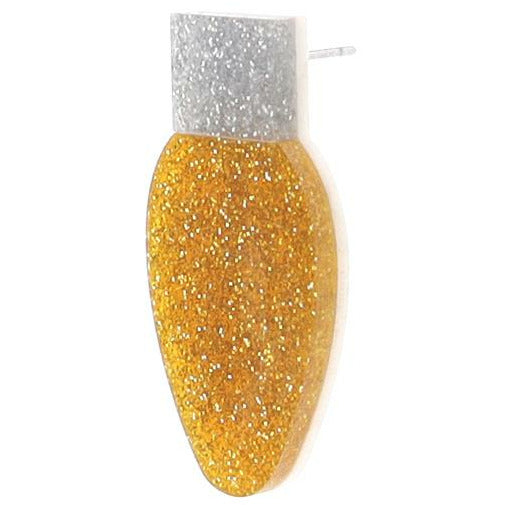 Christmas Light Bulb Earrings -- Choice of Color - BFF Here