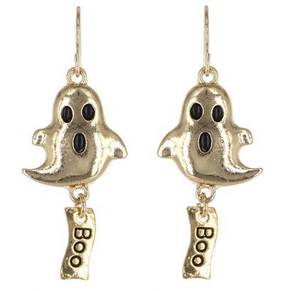 Boo Ghost Dangle Earring  -- Choice of Color - BFF Here