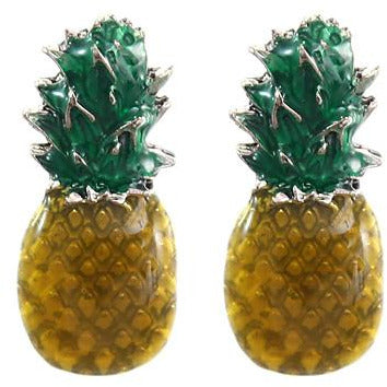 Pineapple Stud Earrings - BFF Here