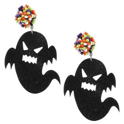Ghost Glitter Earrings -- Choice of Color - BFF Here