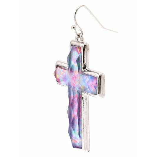 Pastel Cross Earrings - BFF Here