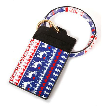 Christmas ID Keychain -- Choice of Style - BFF Here