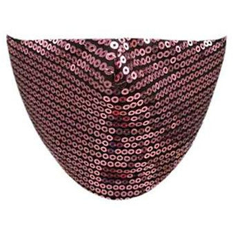 Pale Pink Sequin Face Mask - Adult - BFF Here