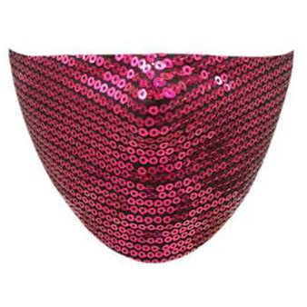 Fuchsia Sequin Face Mask - Adult - BFF Here