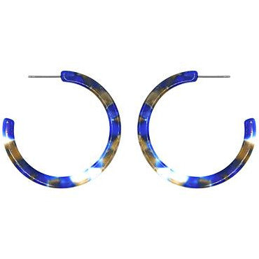Multi Color Hoop Earrings - Choice of Color - BFF Here