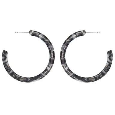 Multi Color Hoop Earrings - Choice of Color - BFF Here