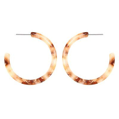 Multi Color Hoop Earrings - Choice of Color - BFF Here