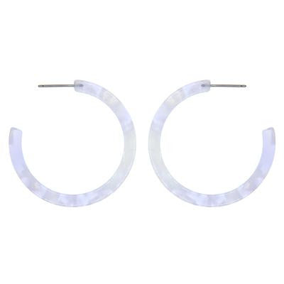 Multi Color Hoop Earrings - Choice of Color - BFF Here