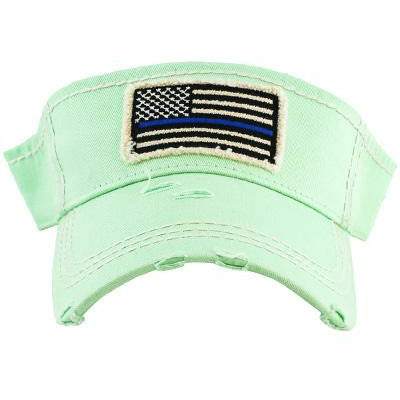 Vintage Flag Visor - BFF Here