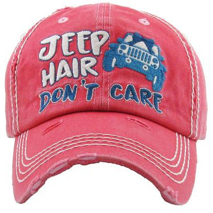 Jeep Hair Don't Care Hat - BFF Here