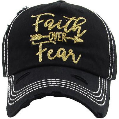 Faith Over Fear Hat -- Choice of Color - BFF Here