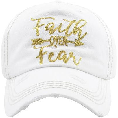 Faith Over Fear Hat -- Choice of Color - BFF Here