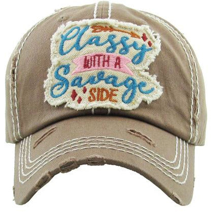 Classy With A Savage Side Hat -- Choice of Color - BFF Here