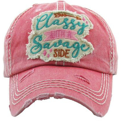 Classy With A Savage Side Hat -- Choice of Color - BFF Here