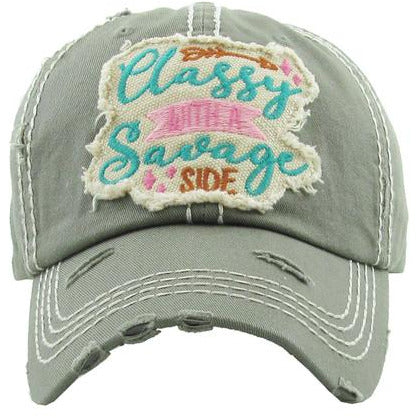 Classy With A Savage Side Hat -- Choice of Color - BFF Here