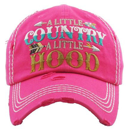 A Little Country A Little Hood Hat -- Choice of Color - BFF Here