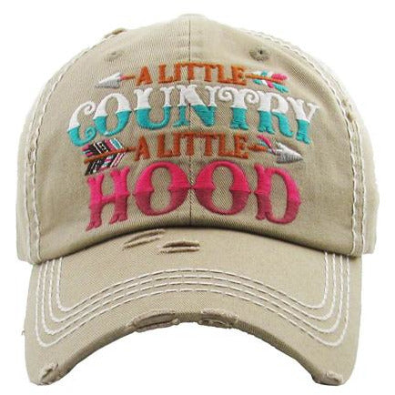 A Little Country A Little Hood Hat -- Choice of Color - BFF Here