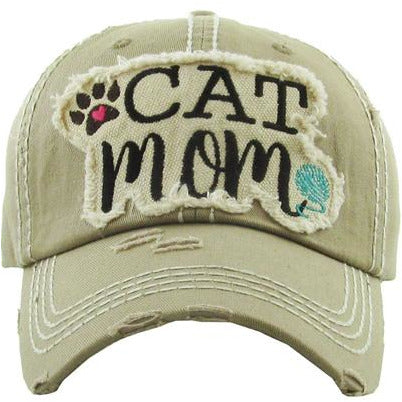 Cat Mom Hat -- Choice of Color - BFF Here