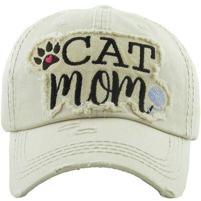 Cat Mom Hat -- Choice of Color - BFF Here