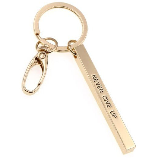 Never Give Up - Keychain - BFF Here