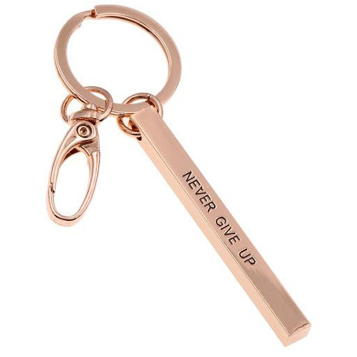 Never Give Up - Keychain - BFF Here