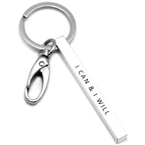 I Can & I Will- Keychain - BFF Here