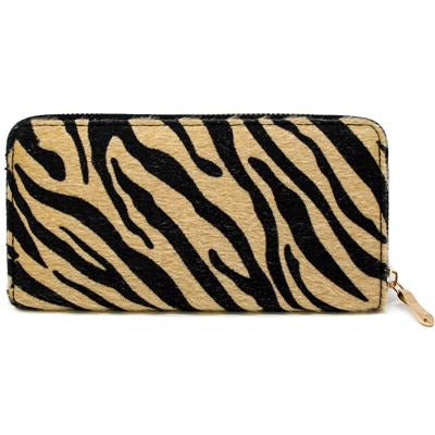 Zebra Animal Print Wallet -- Choice of Color - BFF Here