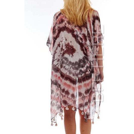 Tie Dye Beach Coverup -- Choice of Color - BFF Here