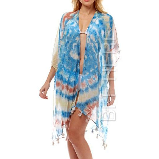 Tie Dye Beach Coverup -- Choice of Color - BFF Here