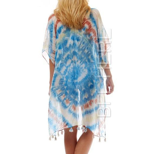 Tie Dye Beach Coverup -- Choice of Color - BFF Here