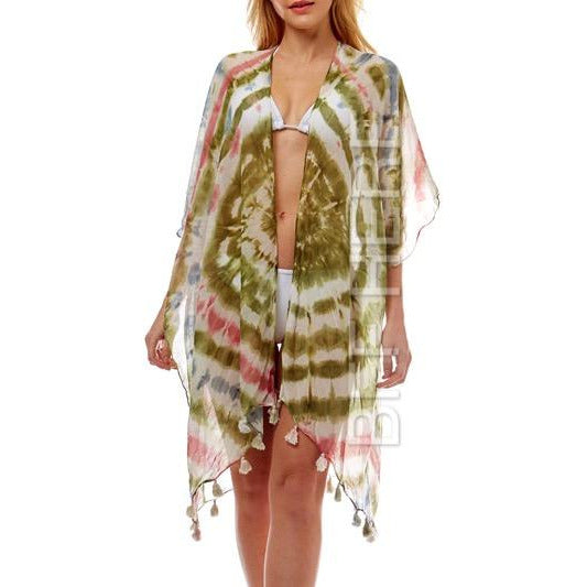 Tie Dye Beach Coverup -- Choice of Color - BFF Here