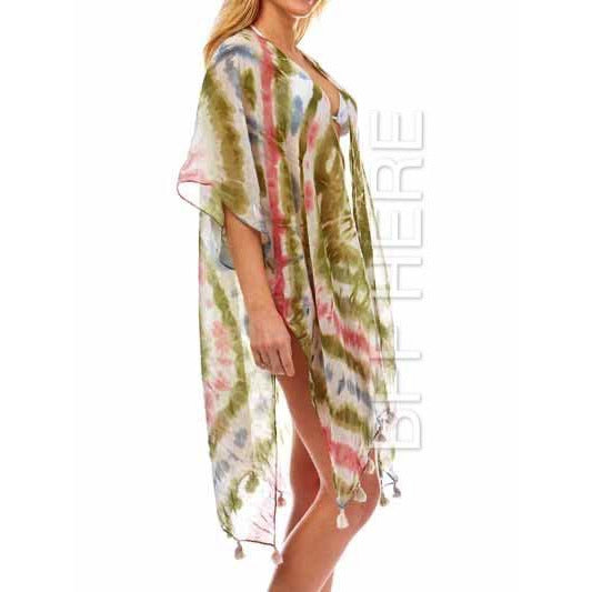 Tie Dye Beach Coverup -- Choice of Color - BFF Here
