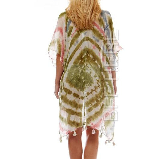 Tie Dye Beach Coverup -- Choice of Color - BFF Here