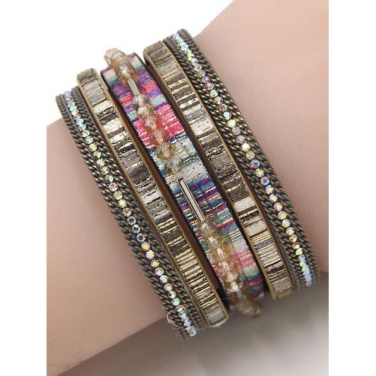 Multi Color Wrap Bracelet - BFF Here