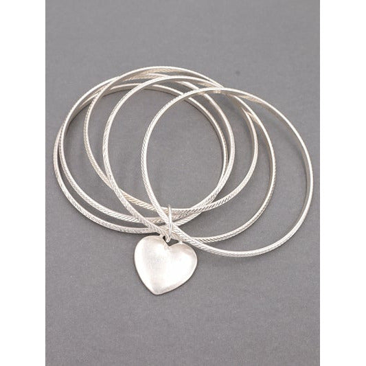 Multi Layer Heart Bracelet - BFF Here