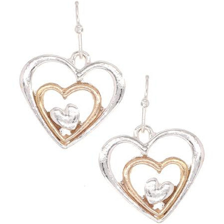Multi Heart Earrings - BFF Here